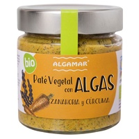 Patê de Legumes com Cenoura e Alga Cúrcuma 180 g - Algamar