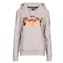 Superdry  Sweats VL EMBELLISH HOOD  Bege Disponível em tamanho para senhora. FR 38,FR 40,FR 42,FR 36.Mulher > Roupas > Abrigo