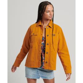 Superdry Vintage Chore Jacket Castanho S Mulher