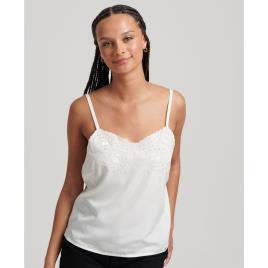 Superdry Studios Upspec Cami Top Branco XS Mulher