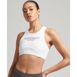 Superdry Core Active Sports Bra Branco XS Mulher