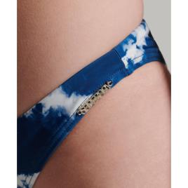 Superdry Code Tie Dye Bikini Bottom Azul 2XS Mulher