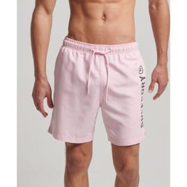 Superdry Code Core Sport 17 Inch Swimming Shorts Rosa 2XL Homem