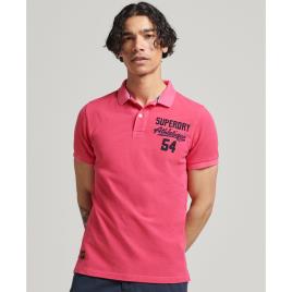 Superdry Vintage Superstate Polo Rosa XL Homem