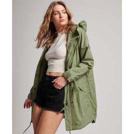 Superdry Vintage Field Parka Verde XS Mulher