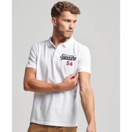 Superdry Vintage Superstate Polo Branco XL Homem