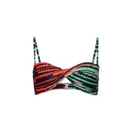 Superdry Vintage Mix Bandeau Bikini Top Colorido 2XS Mulher