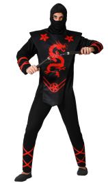 Fato de Ninja Shuriken para adulto