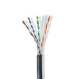 Nedis Ccbg8590bk100s Cabo de Rede Preto 100 M Cat.