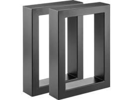 Conjunto de 2 Pernas de Mesa PRIMEMATIK IP02600 (30x8x43cm)