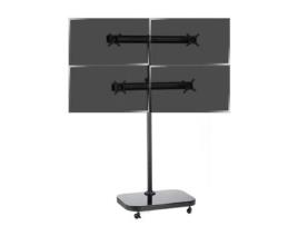 Suporte Vertical de TV BEMATIK VESA 50 75 100 para 3 telas numa matriz de 2x2
