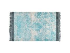 Tapete BELIANI Akarsu (140 x 200 cm - Viscose - Azul)