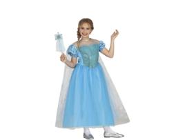 Fato de Menina GUIRCA Princesa De Gelo Azul  (5-6 anos)
