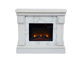 Lareiras Elétricas TEAMSON HOME (Madeira - Branco - 108,2 cm)