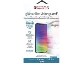 Película de Vidro iPhone 12«12 Pro«11«XR INVISIBLE SHIELD Vidro Elite Visionguard+