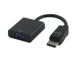 Hl Lec007813 Adaptador de Cabo de Vídeo Displayport Vga D-Sub Preto