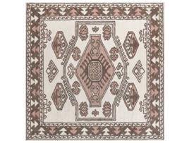 Tapete BELIANI Tomarza (1.2 x 200 x 200 - L? - Branco)