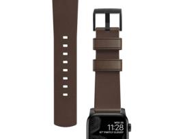 Bracelete para Apple Watch NOMAD STRAP-BLACK-BR-SW44 Castanho