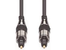 Cabo Fibra Ótica E+P (Toslink - 50 cm - Preto)