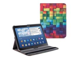 Kwmobile 24547.02 Capa para Tablet 25.6 Cm 10.1' Capa Tipo Livro Verde Multicor Vermelho