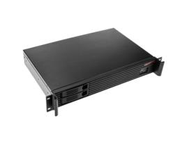 Caixa de rack 19 IPC mini-ITX 1.5U 2x3,5 ou 2x2,5 profundidade 280 mm  RACKMATIC