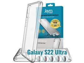 Capa para Samsung Galaxy S22 Ultra JAYM Ultra Reforçada Transparente