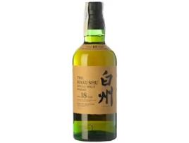 Whisky SUNTORY Single Malt Suntory Hakushu 18 (0.7 L - 1 unidade)