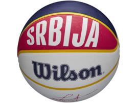 WILSON Nba Player Local Nikola Jokic Outdoor Ball Wz4006701Xb Unissex Bolas de Basquete Azul 7 Eu