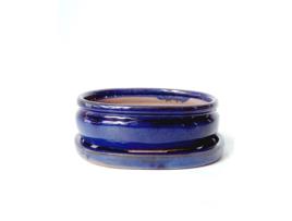 Pack de Vaso e Prato LUSO BONSAI (25x20x8 cm - Cer?mica - Azul)