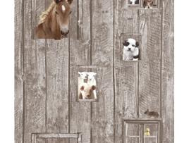 Papel de Parede A.S. CRÉATION (53 cm x 10,05 m - Tecido - Multicor)