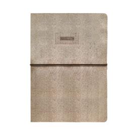 MAKE NOTES Caderno Cosido Timber, A4, 96 Folhas, Pautado, Bege