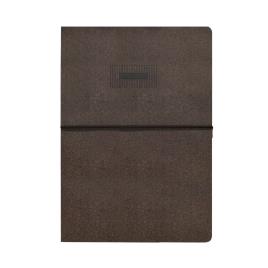 MAKE NOTES Caderno Cosido Timber, A4, 96 Folhas, Pautado, Chocolate