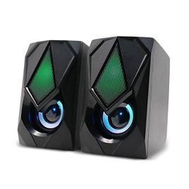 Colunas Gamer MULTI 2.0 12W RMS RGB