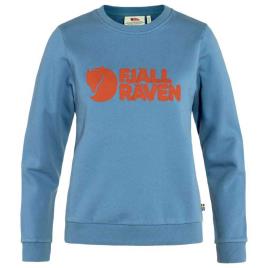 Fjällräven Logo Sweater Azul M Mulher