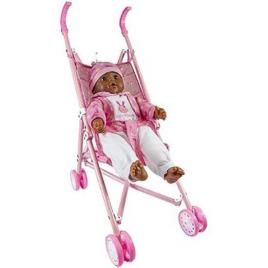 Jugatoys Little Princess Baby Stroller Rosa