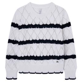 Pepe Jeans Carlie Sweater Branco 10 Years Menina