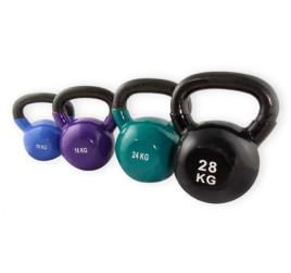 Kettlebell em vinil fitnessdigital - 28kg