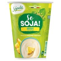 Iogurte de Soja com Ananás Bio 400 g (Ananás) - Sojade