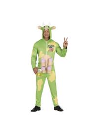 Fato Cool Beer Cow para homem multicor M