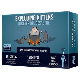 Asmodee Exploding Kittens Recetas Del Desastre Card Game Prateado