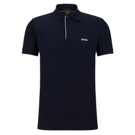 Boss Paule 2 10241733 01 Short Sleeve Polo Azul S Homem