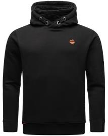 STONE HARBOUR Sweatshirt 'Emilio Eduardo'  laranja / preto