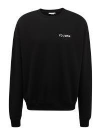 Youman Sweatshirt 'Casper'  preto / branco