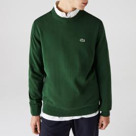 Lacoste Camisola com gola redonda, em algodão bio 