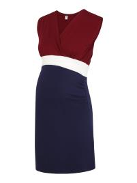 Bebefield Vestido 'Giulia'  azul escuro / vermelho escuro / branco