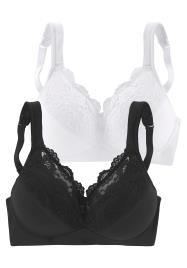 PETITE FLEUR Soutien  preto / branco
