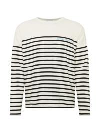 Maison Labiche Camisa 'SAILOR'  preto / branco