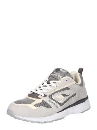 KangaROOS Originals Sapatilhas baixas 'EXO II'  creme / cinzento / cinzento escuro / branco