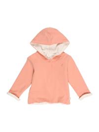 BESS Casaco em moletão  creme / rosa escurecido