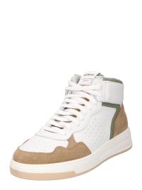 WOMSH Sapatilhas altas  castanho claro / verde / branco